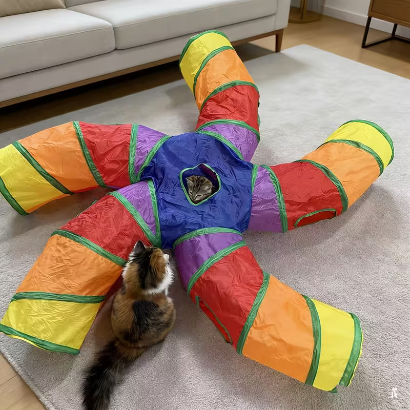 Cat Play Tunnel Toy, Polyester