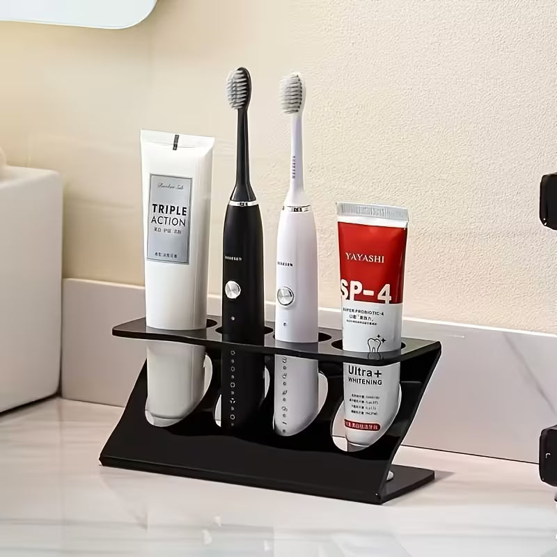 Multifunctional Bathroom Organizer With Toothbrush Holder, Multifunctional Drain Rack