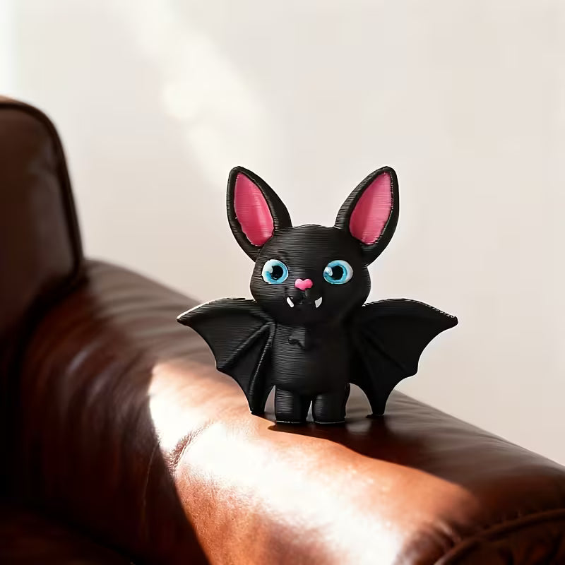 1 Upside-Down Bat Statue Car Ornament, Suitable for Home Desktop Decoration and Office Desk Display