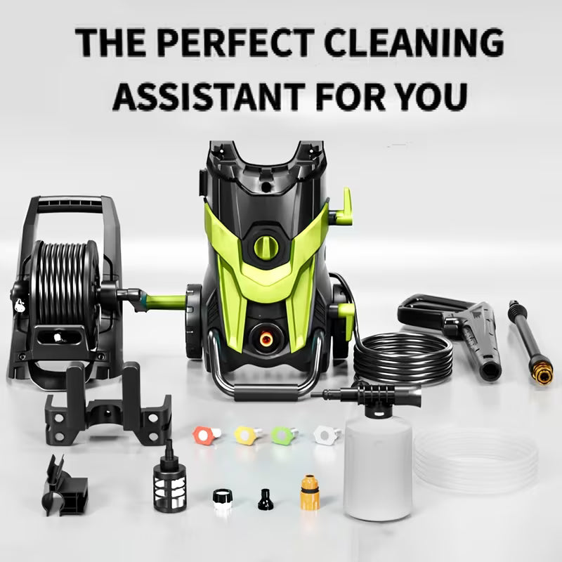 2026 New Electric Pressure Power Washer 4500PSI with 4 Quick Connect Nozzles, Inlet Hose And Filter