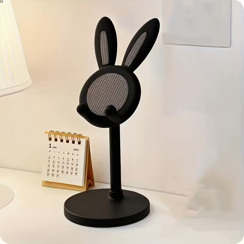 Easter Bunny Phone Stand - Cute Pink Floral, Pink