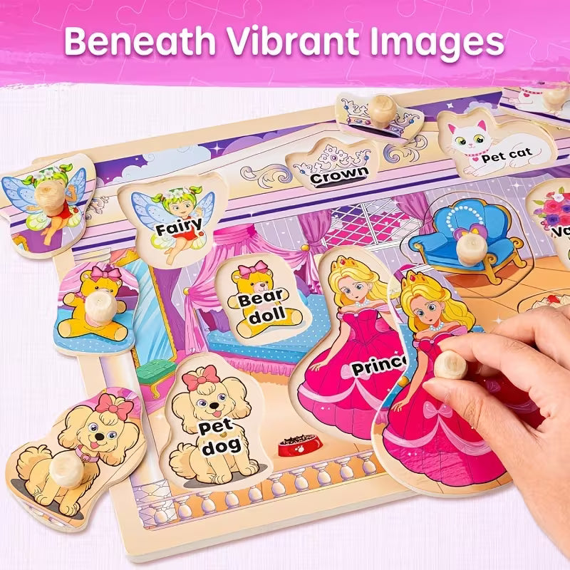 Wooden Puzzles for Toddlers