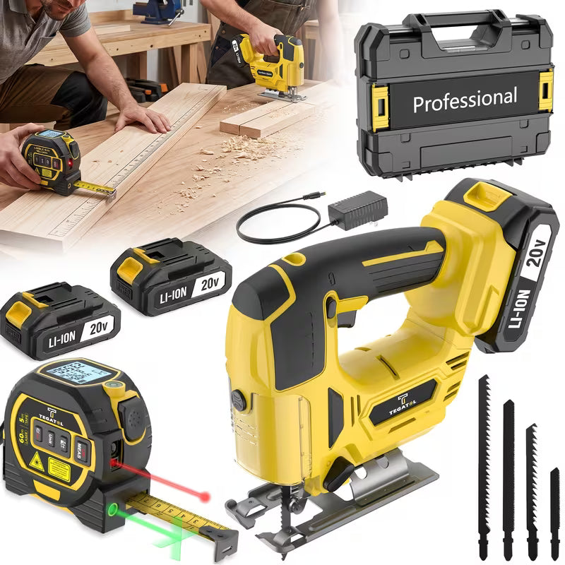 20V Cordless Curved Jigsaw - detail view 3