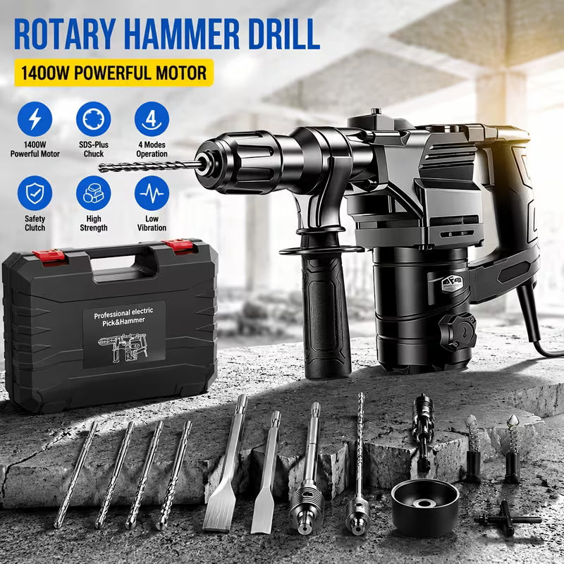 Multi Functional High-power 3-bead Three Purpose Electric Impact Drill