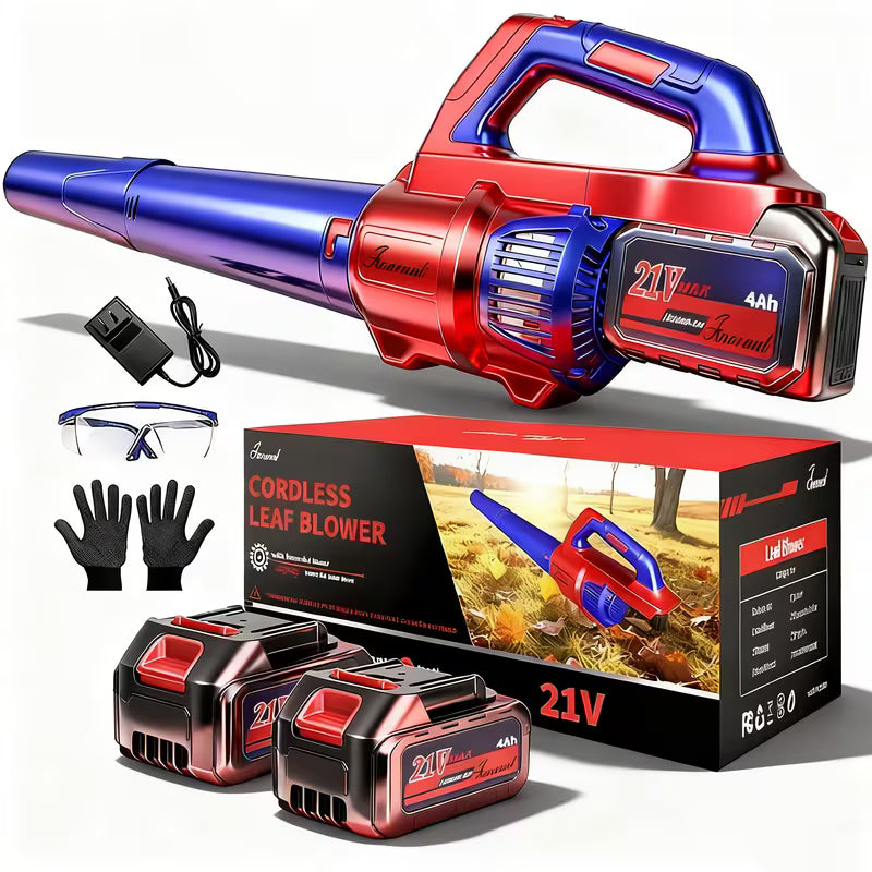 High Power Cordless Leaf Blower 650CFM/350MPH, 2 Speed