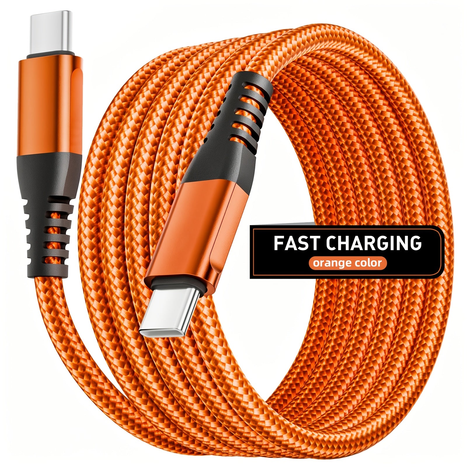 Type C to Type C 65W Fast Charging Cable, Nylon