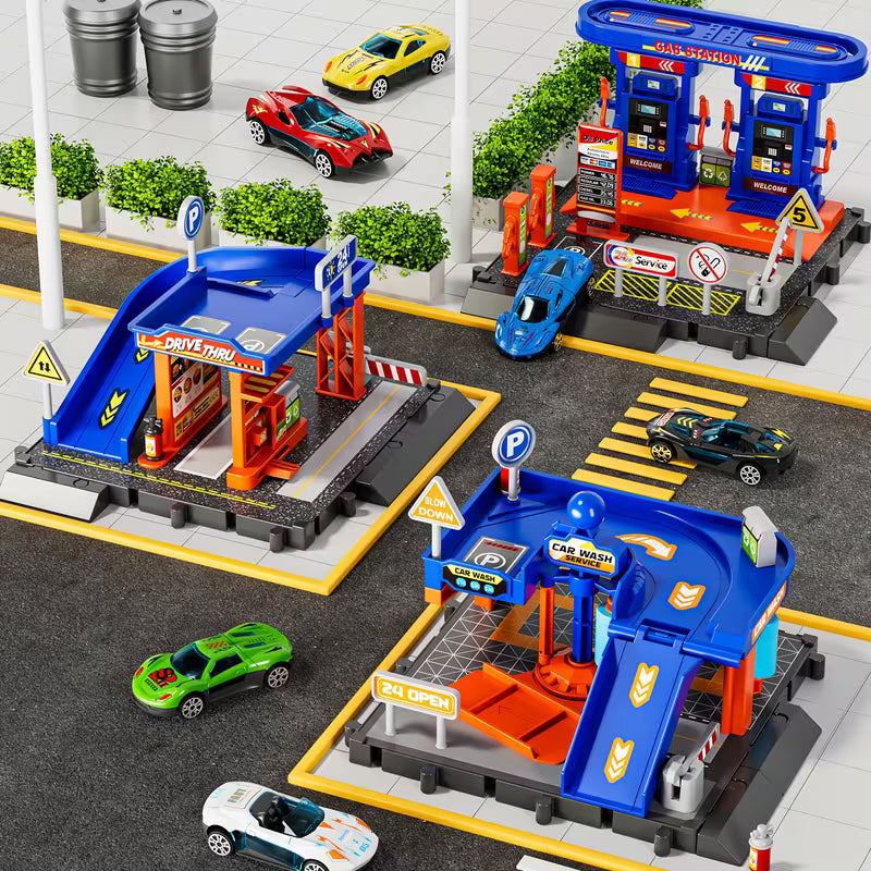 3-In-1 Parking Lot Toys