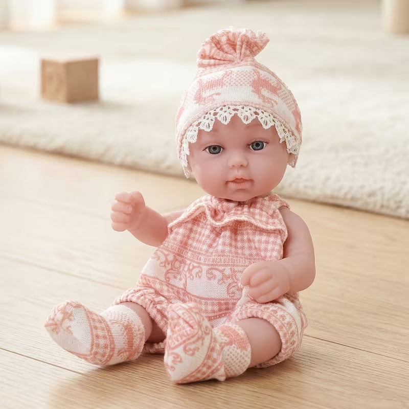 DOLL MEET 11-inch Newborn Baby Doll with 3D Eyes