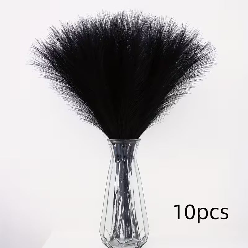 10PCS artificial Pampas grass bouquets, Artificial rose flower