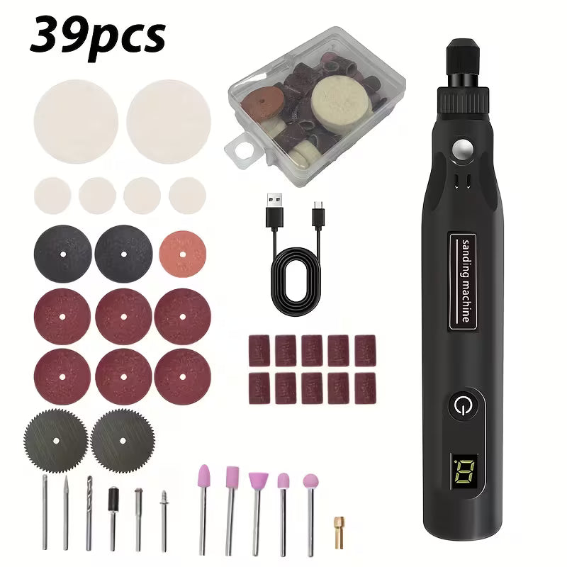 Industrial-grade Blue and Black 3.7V Power Lithium Battery Electric Grinder