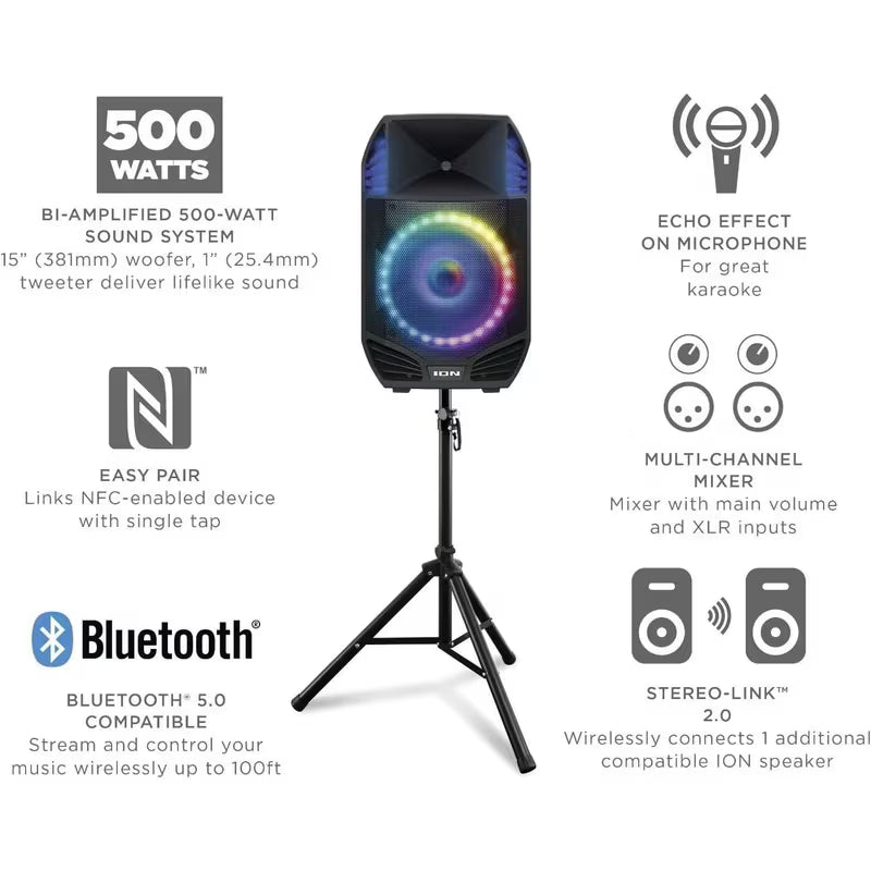 ION Total PA Prime High-Power Bluetooth Speaker System