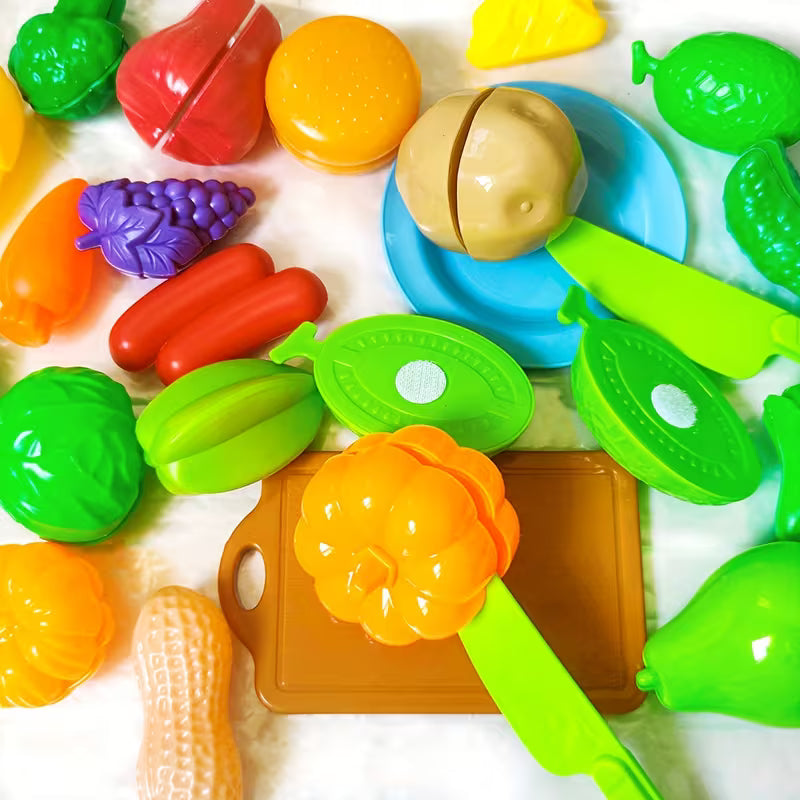 15-Piece Random Color Advanced Simulation Kitchen Toy Set