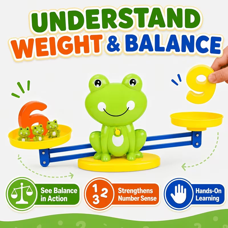 61/81-Piece Frog Balance Math Toy Set