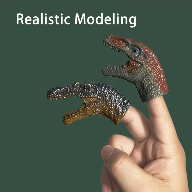 Simulation Dinosaur Finger Puppets Collection