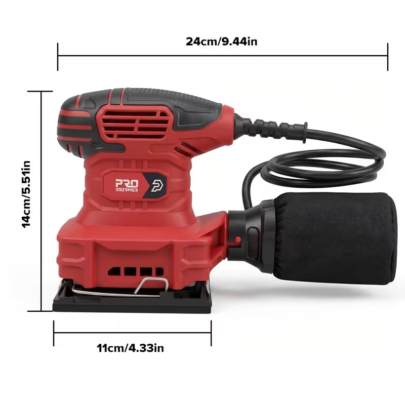 2.0 Amperes 1/4pcs Sanding Machine, Electric Square Sanding Machine
