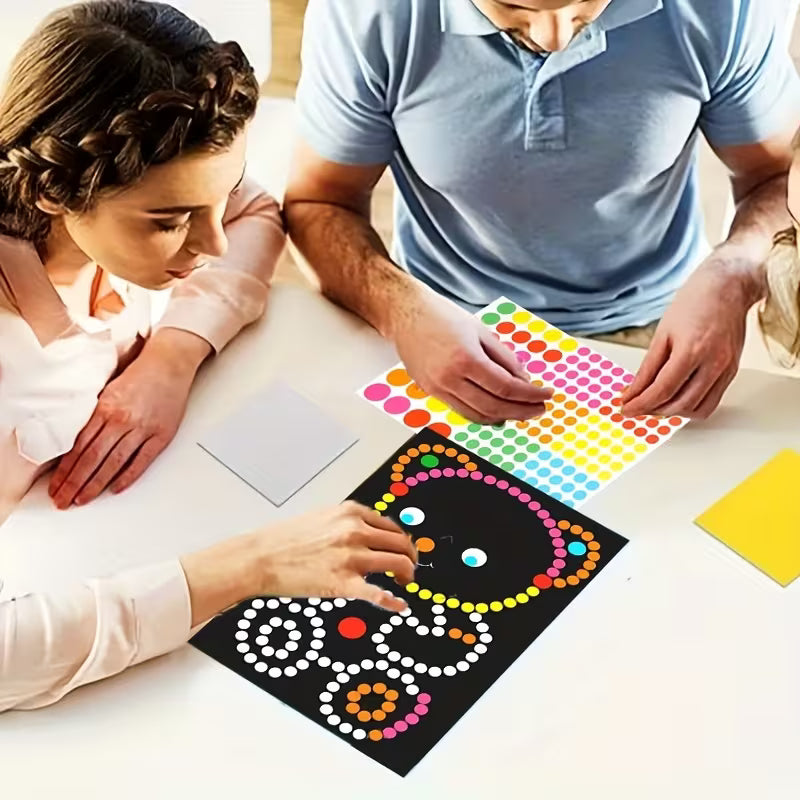 10-Piece Mosaic Sticker Set