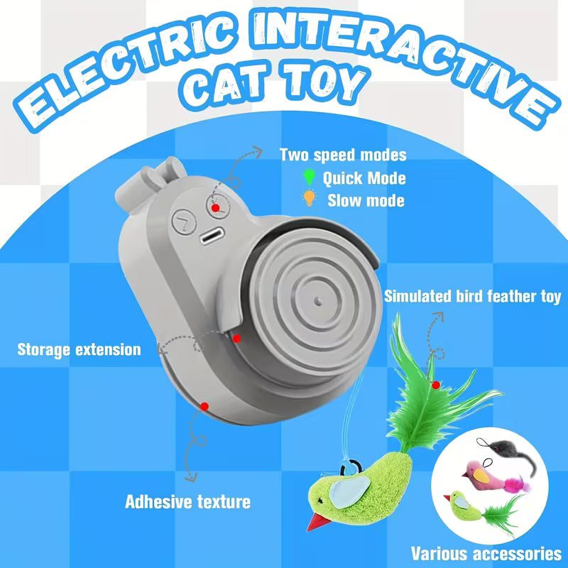 Interactive Cat Toys for Indoor Cats Automatic Electric Flying Bird