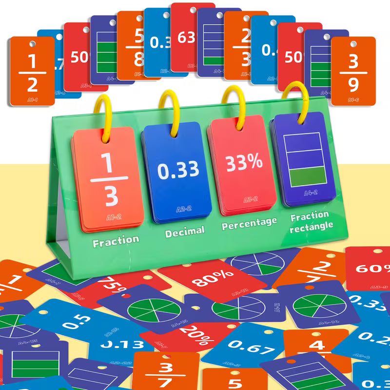 Fraction Flip Chart Math Manipulatives