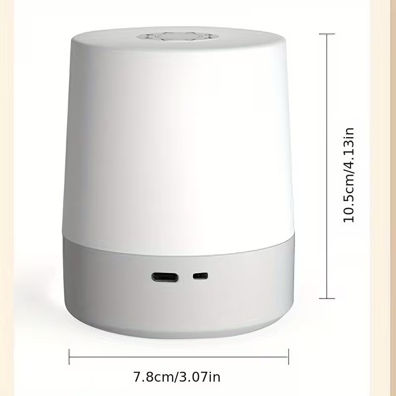 USB-Powered Touch Control LED Night Light with 3 Adjustable Colors And Dimmable Brightness