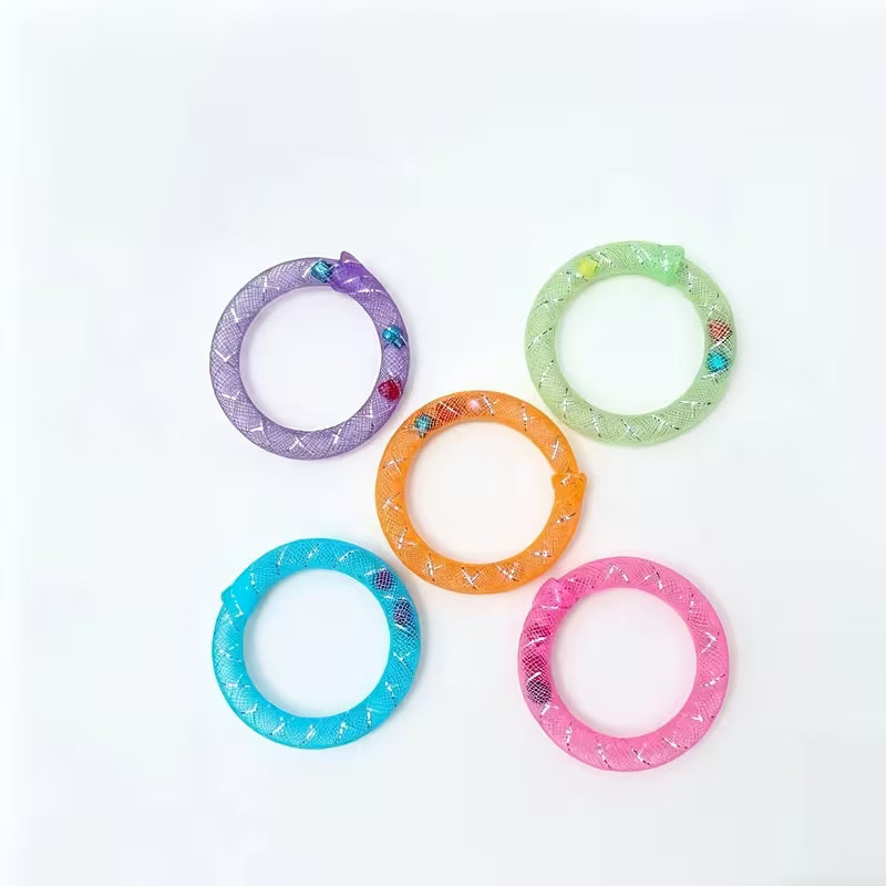 Multicolor Mesh Bell Cat Toys • Kitten Self-Entertainment Boredom Relief Set