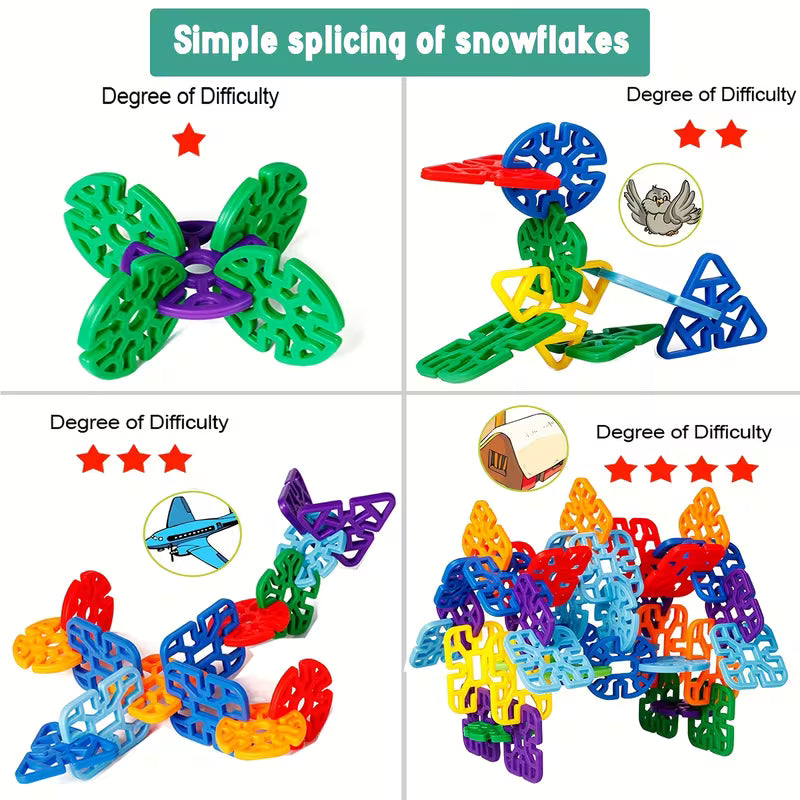 Children Building Toys