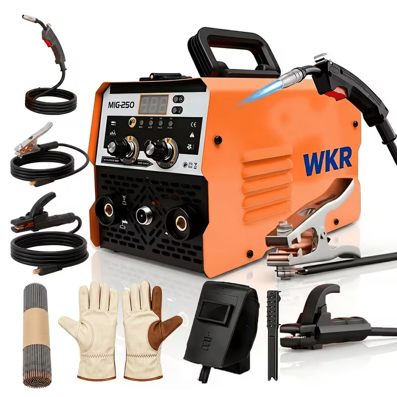 Optional Welding Rods, 145A 3-in-1 MIG Welder, Flux Core MIG/Lift TIG/MMA Stick Welding Machine