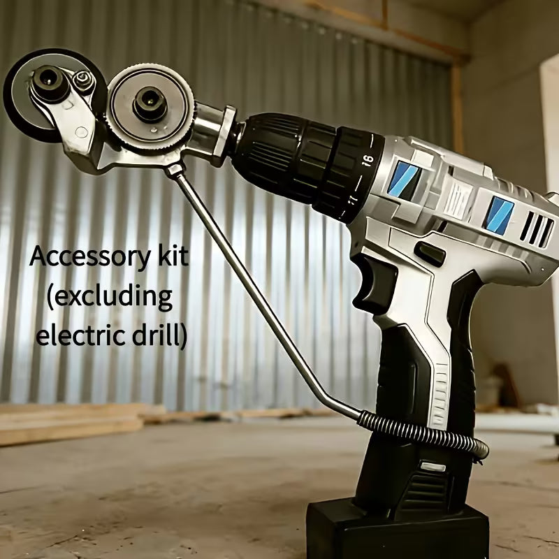 Heavy-duty Electric Drill and Shear Set, Equipped, Metal
