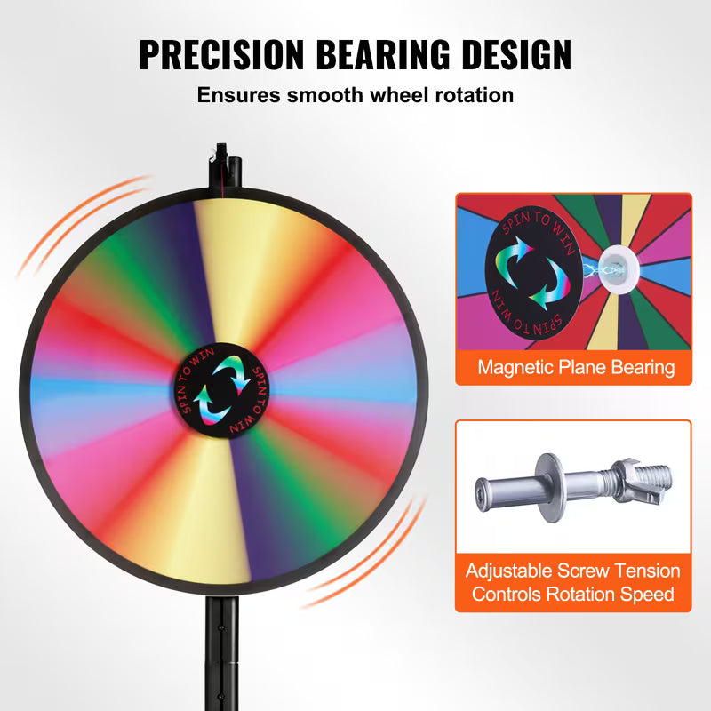 VEVOR 24/36-inch Spinning Prize Wheel