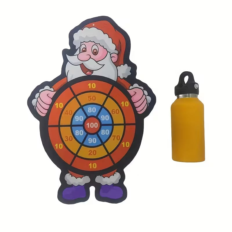 1 Set of Christmas Santa Claus Darts Game