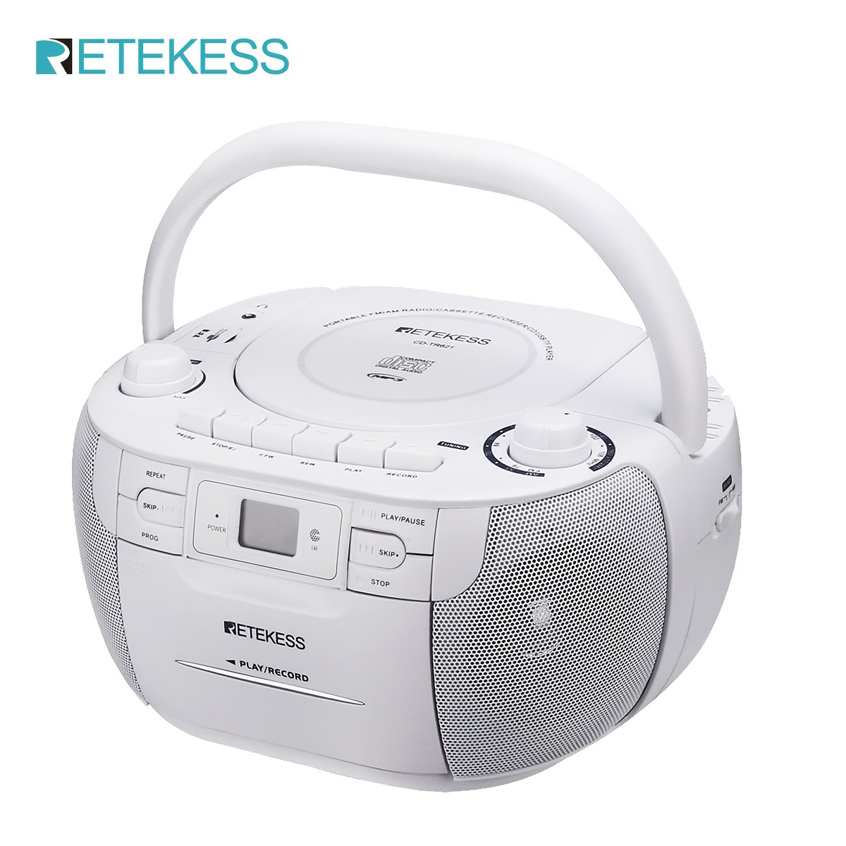 Retekess TR621 CD And Cassette Player Combo, Boombox CD Player