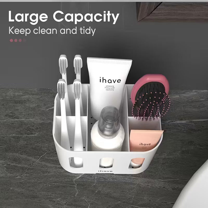 Bathroom Toothbrush Holder, Bathroom Organizer Desktop, Electric Toothbrush