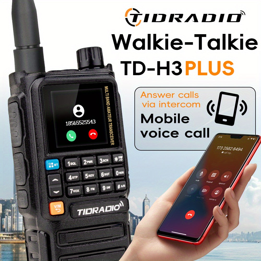 TIDRADIO H3 PLUS | Ham Radio Multi-Band Two-Way Radios