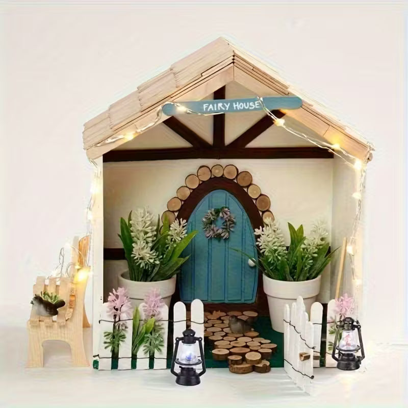 Mini Oil Lamp Decorations, Fairy Garden Accessories, Home Set