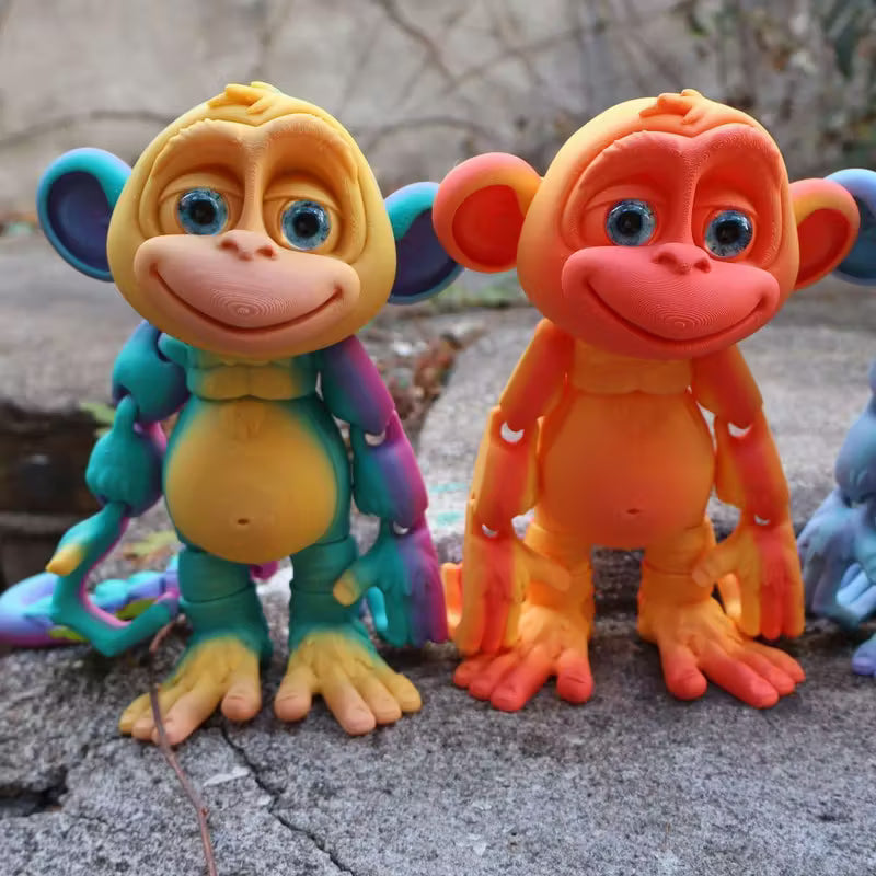 3D Printed Funny Monkey Statue