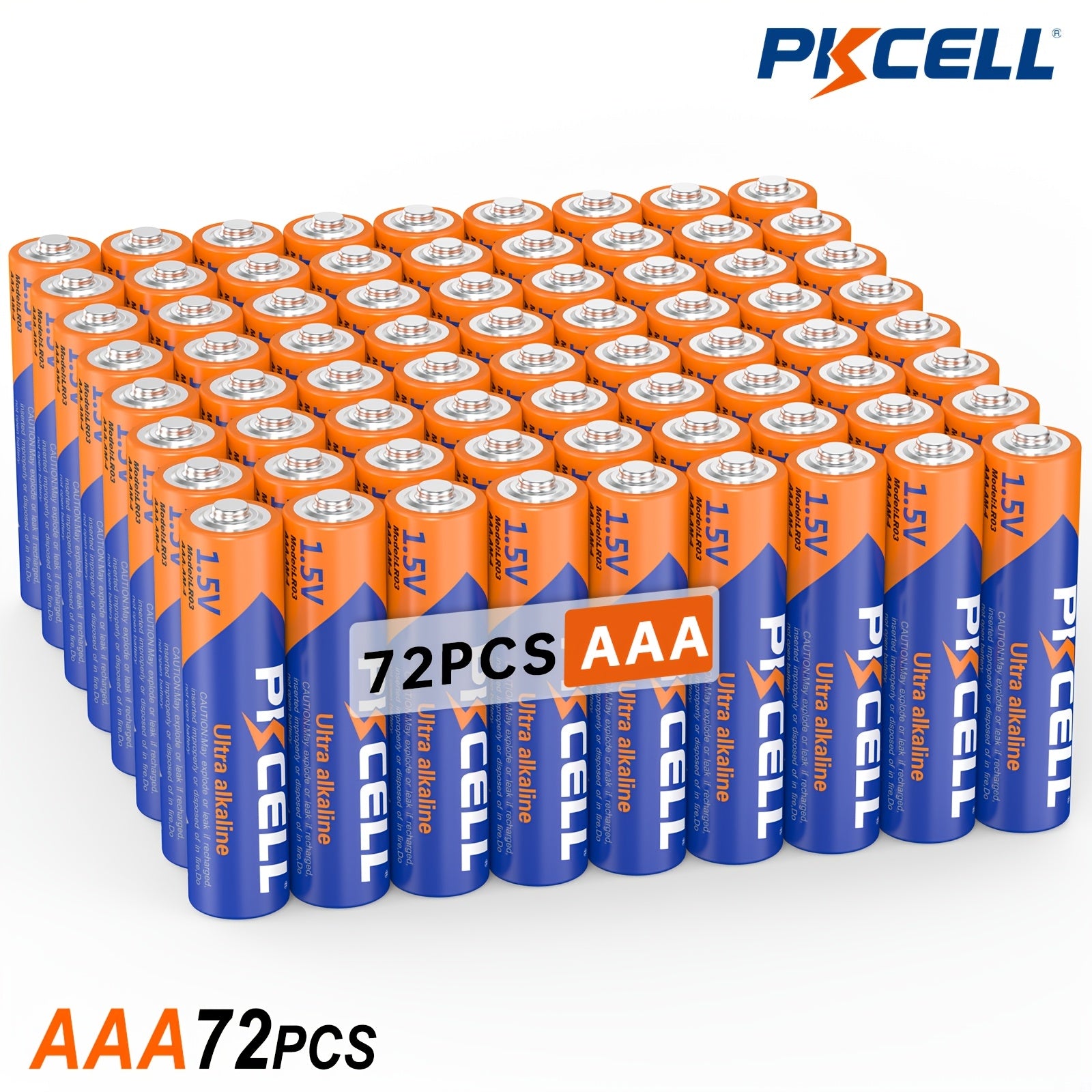 PKCELL 12/16/36/72/112pcs AAA & AA Alkaline Batteries (LR03 & LR6) Set