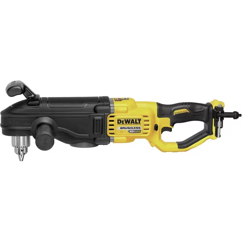 DEWALT 60V MAX* Right Angle Drill, Stud/Joist, Tool Only (DCD470B)