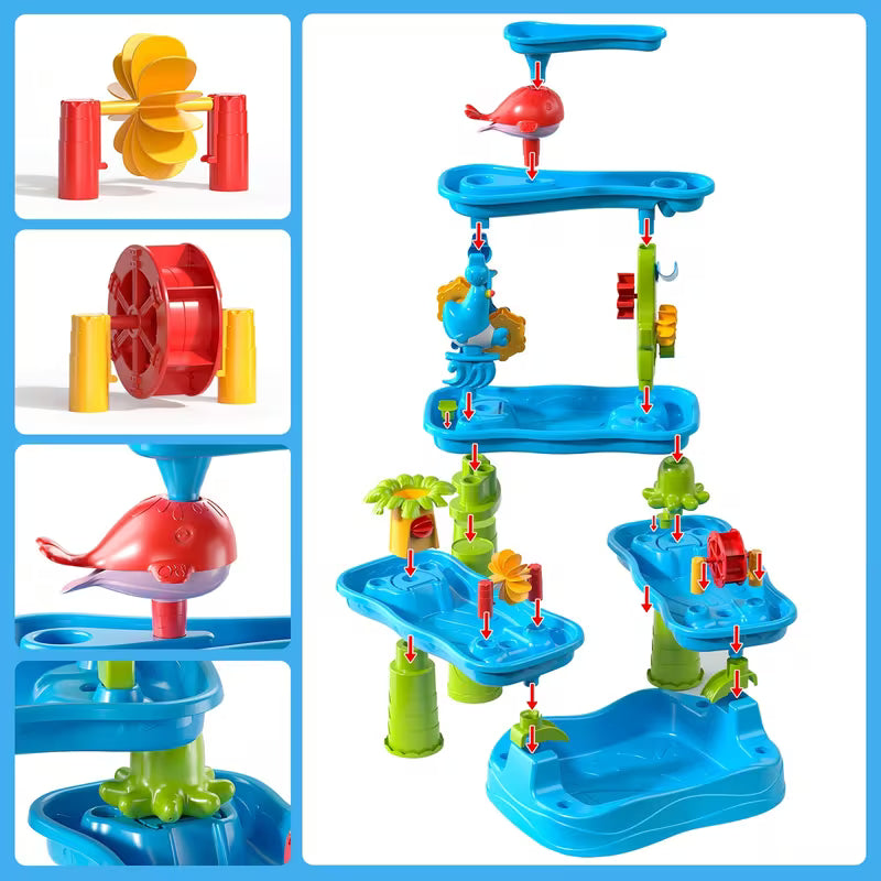 Baby Home Toddler Sand Water Table for Kids