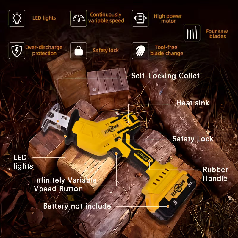 Household Multi-Functional All-In-One 20V Brushless Power Tool Set
