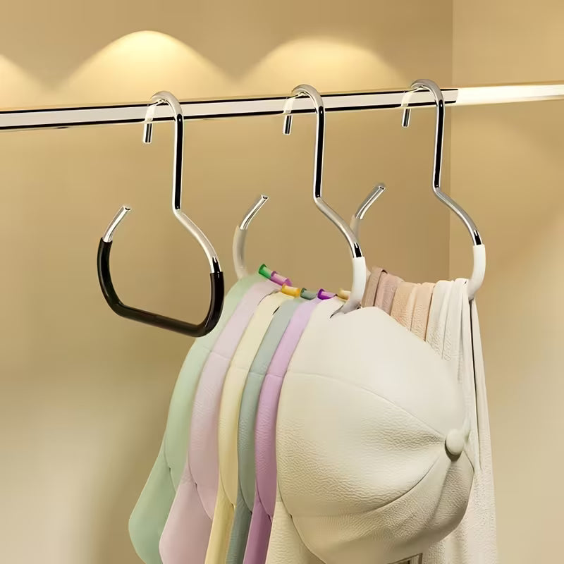 2pcs Simple Hat Storage Hooks, Metal Material for Scarf Organization, Belt Organization