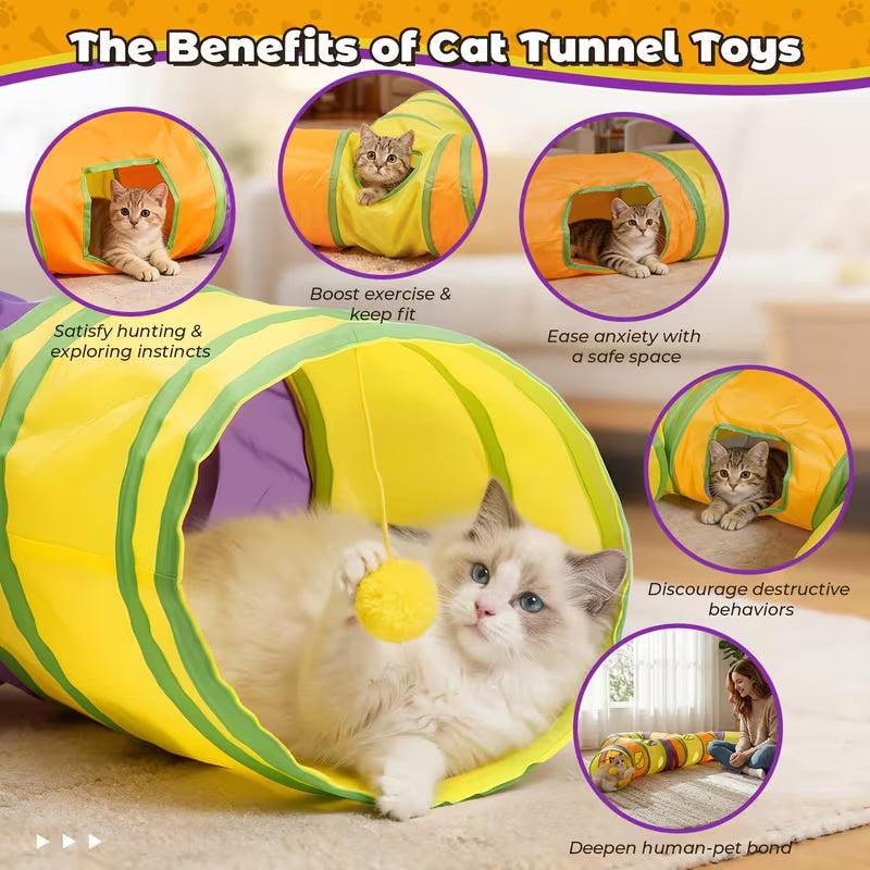 Large Collapsible Play Tunnel