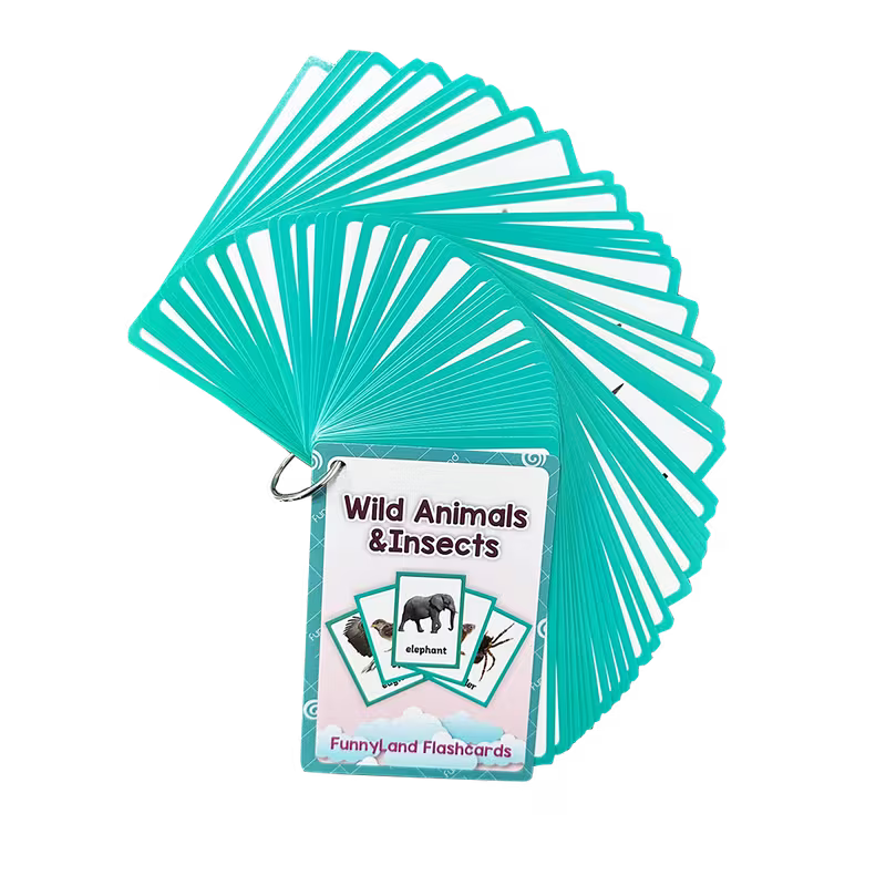 Wild Animals Flash Cards