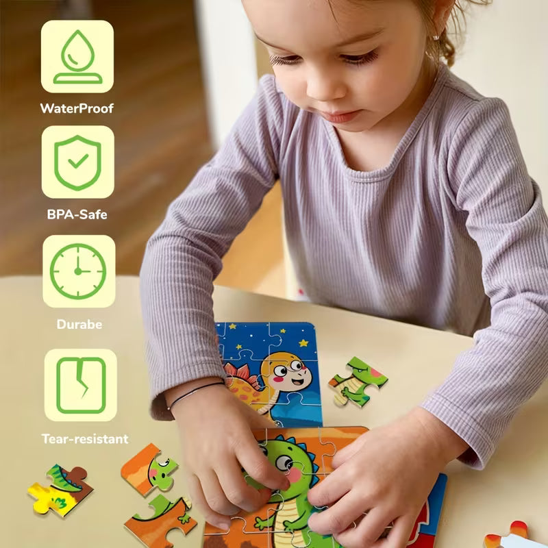 36-Piece/box Dinosaur Jigsaw Puzzles for Kids