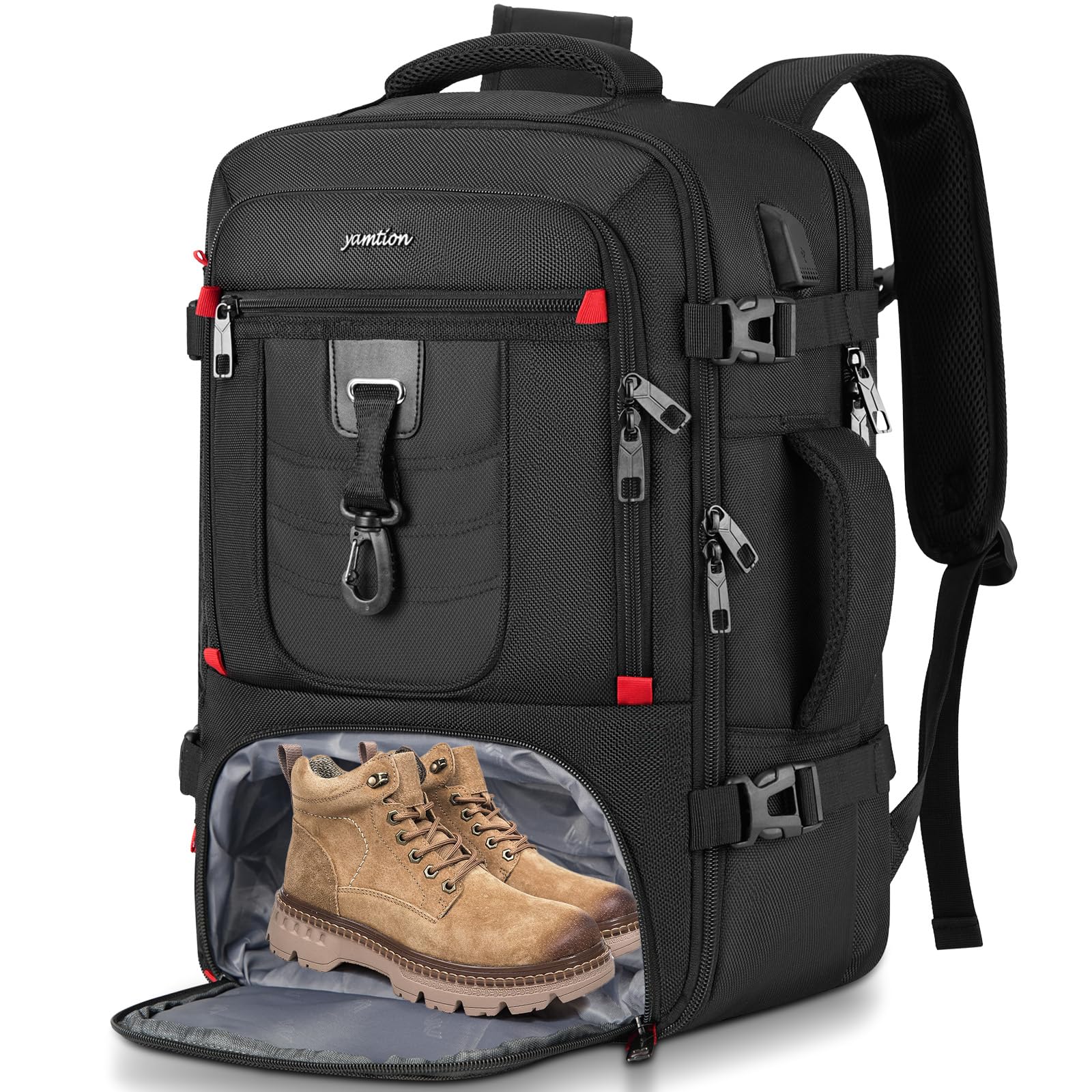 Spacious And Lightweight Backpack, Polyester
