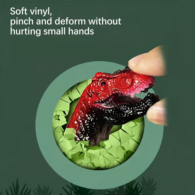 Simulation Dinosaur Finger Puppets Collection • Exquisite Dino Finger