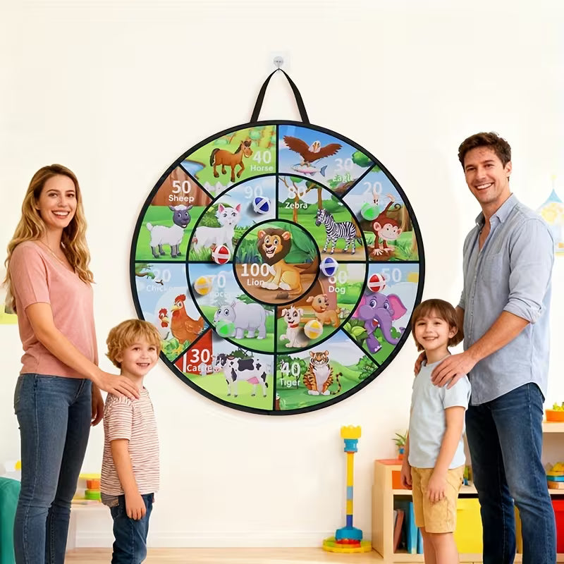 74Cm/29-inch Large Sports Toys for Kids with 12 Sticky Balls