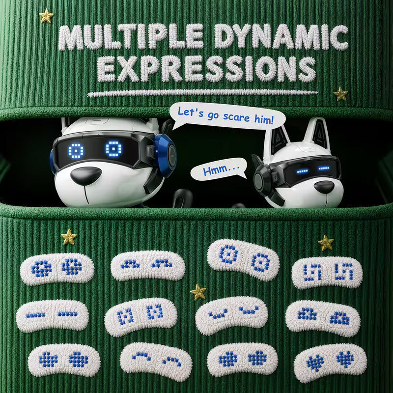 Robot Dog for Boys Toys with Voice and APP Control 2.4GHz