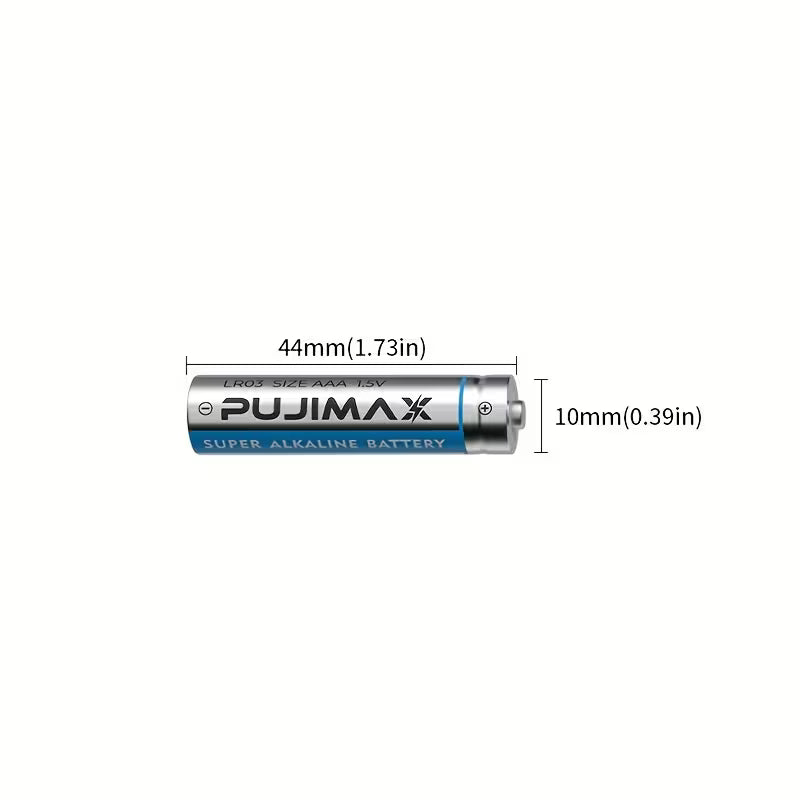 PUJIMAX AAA 1.5V Alkaline Batteries, 20-Pack, 40-Pack, 80-Pack Bulk Packaging