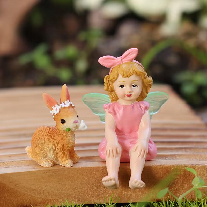 2pcs Creative Fluorescent Wings for Girls and Rabbits
