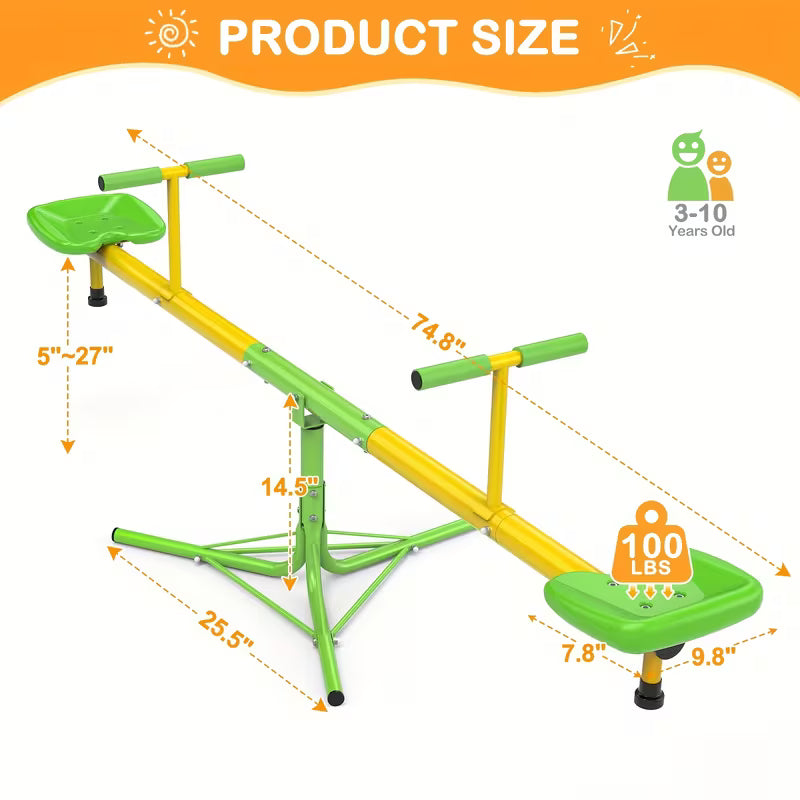 360° Rotating Tilt House for Kids Stainless Steel