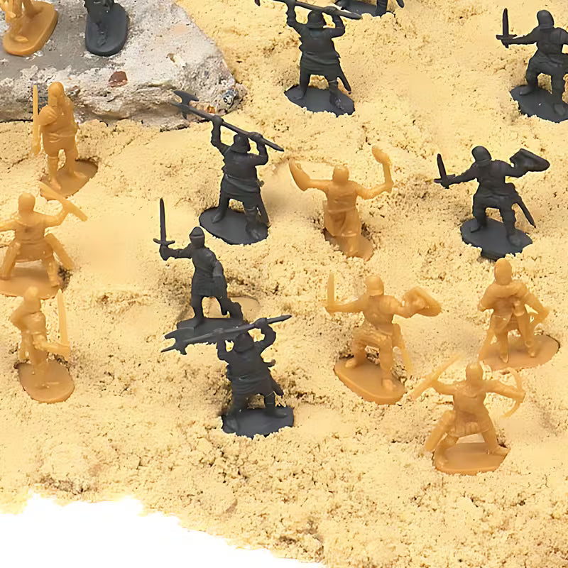 30-Piece/Pack Random Color Mini Medieval Soldier Miniatures Models